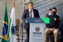 O governador Carlos Massa Ratinho Junior e o ministro da Infraestrutura, Tarcísio Gomes de Freitas, apresentam, os detalhes da nova concessão de 3,3 mil quilômetros de rodovias do Paraná. Foto: Ari Dias/AEN
