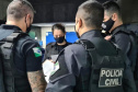 Uma força tarefa envolvendo a Polícia Civil do Paraná (PCPR), a Receita Federal, as Receitas Estaduais do Paraná, Minas Gerais e São Paulo e Instituto de Criminalística do Paraná está nas ruas, desde as primeiras horas da manhã desta quinta-feira (12), para cumprir dez mandados de busca e apreensão.  -  Curitiba, 12/08/2021  -  Foto: PCPR