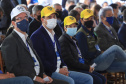 O governador Carlos Massa Ratinho Junior participou da apresentação de soluções tecnológicas para o agronegócio que se beneficiarão do 5G. A iniciativa faz parte da série de projetos-piloto de conectividade promovida pelo Ministério das Comunicações (Mcom).  -  Londrina, 12/08/2021  -  Foto: José Fernando Ogura/AEN