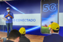 O governador Carlos Massa Ratinho Junior participou da apresentação de soluções tecnológicas para o agronegócio que se beneficiarão do 5G. A iniciativa faz parte da série de projetos-piloto de conectividade promovida pelo Ministério das Comunicações (Mcom).  -  Londrina, 12/08/2021  -  Foto: José Fernando Ogura/AEN
