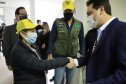 O governador Carlos Massa Ratinho Junior participou da apresentação de soluções tecnológicas para o agronegócio que se beneficiarão do 5G. A iniciativa faz parte da série de projetos-piloto de conectividade promovida pelo Ministério das Comunicações (Mcom).  -  Londrina, 12/08/2021  -  Foto: José Fernando Ogura/AEN