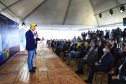 O governador Carlos Massa Ratinho Junior participou da apresentação de soluções tecnológicas para o agronegócio que se beneficiarão do 5G. A iniciativa faz parte da série de projetos-piloto de conectividade promovida pelo Ministério das Comunicações (Mcom).  -  Londrina, 12/08/2021  -  Foto: José Fernando Ogura/AEN