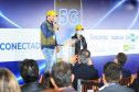 O governador Carlos Massa Ratinho Junior participou da apresentação de soluções tecnológicas para o agronegócio que se beneficiarão do 5G. A iniciativa faz parte da série de projetos-piloto de conectividade promovida pelo Ministério das Comunicações (Mcom). Na foto, ministro das Comunicações, Fábio Faria, e a ministra da Agricultura, Pecuária e Abastecimento, Tereza Cristina.   -  Londrina, 12/08/2021  -  Foto: José Fernando Ogura/AEN
