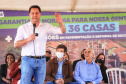 Governador Carlos Massa Ratinho Junior entrega moradias em Itaguajé - Itaguajé, 13/08/2021  -  Foto: José Fernando Ogura/AEN