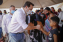 13.08.2021 Em Centenário do Sul, governador Carlos Massa Ratinho Junior entrega 30 casas populares gratuitamente a famílias em vulnerabilidade social
Foto Gilson Abreu/AEN