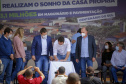 13.08.2021 Em Centenário do Sul, governador Carlos Massa Ratinho Junior entrega 30 casas populares gratuitamente a famílias em vulnerabilidade social
Foto Gilson Abreu/AEN