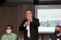 O secretário de Estado da Saúde, Beto Preto, participou nesta sexta-feira (13) de um seminário realizado pelo Consórcio Metropolitano de Saúde do Paraná (Comesp) e anunciou a construção de dois Ambulatórios Médicos de Especialidades (AME’s), um em Colombo (para atendimento a Região Norte) e outro em São José dos Pinhais (Sul), na Região Metropolitana de Curitiba (RMC).. Foto: Américo Antonio/SESA