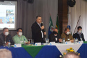 O secretário de Estado da Saúde, Beto Preto, participou nesta sexta-feira (13) de um seminário realizado pelo Consórcio Metropolitano de Saúde do Paraná (Comesp) e anunciou a construção de dois Ambulatórios Médicos de Especialidades (AME’s), um em Colombo (para atendimento a Região Norte) e outro em São José dos Pinhais (Sul), na Região Metropolitana de Curitiba (RMC).. Foto: Américo Antonio/SESA