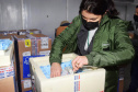O Paraná recebeu nesta segunda-feira (16) mais 127.530 vacinas contra a Covid-19 da Pfizer/BioNTech. São 77.220 para D2 e 50.310 para primeira aplicação (D1).  -  Curitiba, 16/08/2021  -  Foto: Amércio Antonio/SESA