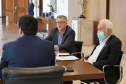 O governador Carlos Massa Ratinho Junior recebe  nesta quinta-feira (19) o Presidente nacional do Sebrae, Carlos do Carmo Andrade Melles, o presidente do Conselho Deliberativo do Sebrae/PR, Fernando Moraes e  o Diretor Superintendente - Sebrae/PR Vitor Roberto Tioqueta. O vice-governador Darci Piana acompanha a agenda. 19/08/2021 - Foto: Geraldo Bubniak/AEN