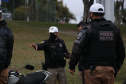No Dia Nacional do Ciclista, PM relembra cuidados com veículos frageis no trânsito  -  Curitiba, 19/08/2021  -  Foto: PMPR