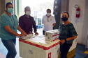 Paraná distribui nesta segunda-feira 223.268 doses de vacinas contra a Covid-19. Foto: Américo Antonio/SESA