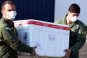 Paraná distribui nesta segunda-feira 223.268 doses de vacinas contra a Covid-19. Foto: Américo Antonio/SESA