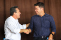 O chefe da Casa Civil Guto Silva e o secretário estadual do Desenvolvimento Sustentável e Turismo, Márcio Nunes, participaram, em Carlópolis, do evento de Governança de Angra Doce, que busca fortalecer a atividade turística como instrumento de desenvolvimento econômico do Norte Pioneiro. Foto: José Fernando Ogura/AEN