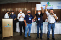 O chefe da Casa Civil Guto Silva e o secretário estadual do Desenvolvimento Sustentável e Turismo, Márcio Nunes, participaram, em Carlópolis, do evento de Governança de Angra Doce, que busca fortalecer a atividade turística como instrumento de desenvolvimento econômico do Norte Pioneiro. Foto: José Fernando Ogura/AEN