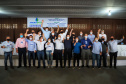 O chefe da Casa Civil Guto Silva e o secretário estadual do Desenvolvimento Sustentável e Turismo, Márcio Nunes, participaram, em Carlópolis, do evento de Governança de Angra Doce, que busca fortalecer a atividade turística como instrumento de desenvolvimento econômico do Norte Pioneiro. Foto: José Fernando Ogura/AEN