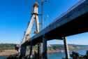 Obra da Ponte da Integração Brasil-Paraguai atinge 67% de execução em agosto. Foto: Rodrigo Felix Leal/AEN