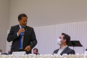 26.08.2021 - Governador Carlos Massa Ratinho Junior, participa  com o presidente da Convenção das Igrejas Evangélicas Assembleia de Deus no Paraná, pastor Perci Fontoura em Colombo Foto Gilson Abreu/AEN