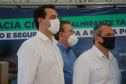 O Governo do Estado entregou nesta quinta-feira (26) uma nova Delegacia Cidadã da Polícia Civil, a quinta do Paraná. A estrutura, instalada em Almirante Tamandaré, na Região Metropolitana de Curitiba, teve um investimento de R$ 4.593.147,37, com recursos provenientes do Banco Interamericano de Desenvolvimento (BID). O governador Carlos Massa Ratinho inaugurou a unidade, que começou a ser construída no primeiro semestre de 2020. Foto: Ari Dias/AEN