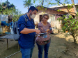 EUROPINHA - Equipes da Portos do Paraná e do Consórcio Boskalis/ Fabio Bruno/Sli/Dec realizaram nos últimos dias visitas a comunidades de ilhas do Litoral do Paraná para falar sobre a obra de desmonte de rochas (derrocamento), que acontecerá no Porto de Paranaguá.  -  Paranaguá, 26/08/2021  -  Foto: Pierpaolo Notta/Porto do Paraná