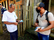 EUROPINHA - Equipes da Portos do Paraná e do Consórcio Boskalis/ Fabio Bruno/Sli/Dec realizaram nos últimos dias visitas a comunidades de ilhas do Litoral do Paraná para falar sobre a obra de desmonte de rochas (derrocamento), que acontecerá no Porto de Paranaguá.  -  Paranaguá, 26/08/2021  -  Foto: Pierpaolo Notta/Porto do Paraná