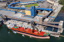 
Obras fazem Porto de Paranaguá evoluir a oeste do cais. Foto: Rodrigo Felix Leal/SEIL