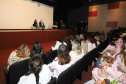 A Presidente do conselho da Superintendência de Ação Solidária, a primeira-dama Luciana Saito Massa e o secretário de Justiça, Família e Trabalho do Paraná, Ney Leprevost participam, nesta sexta-feira (27), de  evento em comemoração ao Dia Nacional do Voluntariado,  no Museu Oscar Niemeyer (MON).27/08/2021 - Foto: Geraldo Bubniak/AEN