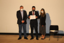 A Presidente do conselho da Superintendência de Ação Solidária, a primeira-dama Luciana Saito Massa e o secretário de Justiça, Família e Trabalho do Paraná, Ney Leprevost participam, nesta sexta-feira (27), de  evento em comemoração ao Dia Nacional do Voluntariado,  no Museu Oscar Niemeyer (MON).27/08/2021 - Foto: Geraldo Bubniak/AEN