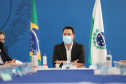 O governador Carlos Massa Ratinho Junior assina  nesta terça-feira (31)  novos contratos com Hospitais Filantrópicos, Santa Casa de Cambé,  Hospital Sao Rafael de Rolândia e Hospital  Cristo Rei de Ibiporã.  31/08/2021 - Foto: Geraldo Bubniak/AEN