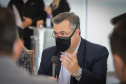 O governador Carlos Massa Ratinho Junior assina  nesta terça-feira (31)  novos contratos com Hospitais Filantrópicos, Santa Casa de Cambé,  Hospital Sao Rafael de Rolândia e Hospital  Cristo Rei de Ibiporã.  Na foto Secretario de Estado da Saude, Beto Preto. 31/08/2021 - Foto: Geraldo Bubniak/AEN