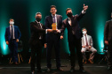 Os portos do Paraná têm a melhor gestão pública do Brasil. O reconhecimento foi feito pelo Governo Federal na segunda edição do Prêmio “Portos + Brasil”, entregue na noite desta quarta-feira (1) pelo Ministério da Infraestrutura. Foto: Jonathan Campos/AEN