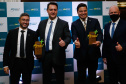 Os portos do Paraná têm a melhor gestão pública do Brasil. O reconhecimento foi feito pelo Governo Federal na segunda edição do Prêmio “Portos + Brasil”, entregue na noite desta quarta-feira (1) pelo Ministério da Infraestrutura. Foto: Jonathan Campos/AEN
