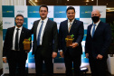 Os portos do Paraná têm a melhor gestão pública do Brasil. O reconhecimento foi feito pelo Governo Federal na segunda edição do Prêmio “Portos + Brasil”, entregue na noite desta quarta-feira (1) pelo Ministério da Infraestrutura. Foto: Jonathan Campos/AEN