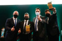 Os portos do Paraná têm a melhor gestão pública do Brasil. O reconhecimento foi feito pelo Governo Federal na segunda edição do Prêmio “Portos + Brasil”, entregue na noite desta quarta-feira (1) pelo Ministério da Infraestrutura. Foto: Jonathan Campos/AEN