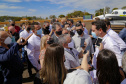 O governador Carlos Massa Ratinho Junior vistoriou, nesta quinta-feira (2), as obras de recapeamento asfáltico da pista do Aeroporto Municipal Aguinaldo Pereira Lima, em Siqueira Campos, região do Norte Pioneiro.   - Siqueira Campos, 02/09/2021  -  Foto: Gilson Abreu/AEN