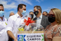 O governador Carlos Massa Ratinho Junior vistoriou, nesta quinta-feira (2), as obras de recapeamento asfáltico da pista do Aeroporto Municipal Aguinaldo Pereira Lima, em Siqueira Campos, região do Norte Pioneiro.   - Siqueira Campos, 02/09/2021  -  Foto: Gilson Abreu/AEN