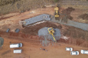 Obras do Contorno Sul de Wenceslau Braz avançam para desviar tráfego pesado da área urbana.
Foto Gilson Abreu/AEN