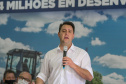 02.09.2021Governador Carlos Massa Ratinho Junior autoriza licitação do distrito industrial e anuncia investimentos em Jacarezinho. 
Foto Gilson Abreu/AEN