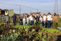Visita a Horta Marumbi ?  A equipe da Secretaria da Agricultura e do Abastecimento do Paraná recebe equipe da SEAB Rondônia para apresentar soluçoes implantadas em Curitiba sobre o cultivo de alimentos. 03/09/2021 - Foto: Geraldo Bubniak/AEN