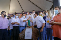 Governador Carlos Massa Ratinho Junior lança pedra fundamental para implantação do contorno de Jandaia do Sul  -  Jandaia do Sul, 03/09/2021  -  Foto Gilson Abreu/AEN
