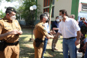 Governador entrega novos uniformes para alunos da escola cívico-militar de Jandaia do Sul  -  Jandaia do Sul, 03/09/2021  -  Foto: Ari Dias/AEN