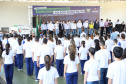 Governador entrega novos uniformes para alunos da escola cívico-militar de Jandaia do Sul  -  Jandaia do Sul, 03/09/2021  -  Foto: Ari Dias/AEN