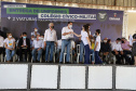 Governador entrega novos uniformes para alunos da escola cívico-militar de Jandaia do Sul  -  Jandaia do Sul, 03/09/2021  -  Foto: Ari Dias/AEN