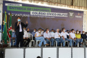 Governador entrega novos uniformes para alunos da escola cívico-militar de Jandaia do Sul  -  Jandaia do Sul, 03/09/2021  -  Foto: Ari Dias/AEN