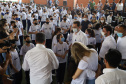 Governador entrega novos uniformes para alunos da escola cívico-militar de Jandaia do Sul  -  Jandaia do Sul, 03/09/2021  -  Foto: Ari Dias/AEN