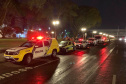 A Ação Integrada de Fiscalização Urbana (AIFU) fechou 13 pontos comerciais, dispersou mais de 2,2 mil pessoas e os integrantes municipais da equipe aplicaram mais de R$ 760 mil em multas. As ações aconteceram entre a noite de sexta-feira (03/09) e a madrugada deste domingo (05/09) em diversos bairros de Curitiba, na Capital do estado. -  Curitiba, 05/09/2021  -  Foto: SESP-PR