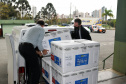O Paraná recebe mais 100.400 imunizantes da CoronaVac/Butantan é destinada à primeira e segunda doses (D1 e D2),  referente à 49ª pauta de distribuição do Ministério da Saúde. -  Curitiba, 09/09/2021  -  Foto: Américo Antonio/SESA