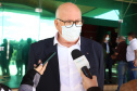  O governador Carlos Massa Ratinho Junior participou, nesta sexta-feira (10), do lançamento da Agro Laranjeiras, nova empresa de desmamados que fará um investimento inicial de R$ 377 milhões no Estado. Na foto, Jorge Munari  Foto: Ari Dias/AEN