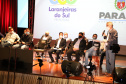  O governador Carlos Massa Ratinho Junior participou, nesta sexta-feira (10), do lançamento da Agro Laranjeiras, nova empresa de desmamados que fará um investimento inicial de R$ 377 milhões no Estado.  Laranjeiras do Sul, 10/09/2021  -  Foto: Ari Dias/AEN