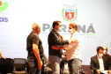  O governador Carlos Massa Ratinho Junior participou, nesta sexta-feira (10), do lançamento da Agro Laranjeiras, nova empresa de desmamados que fará um investimento inicial de R$ 377 milhões no Estado.  Laranjeiras do Sul, 10/09/2021  -  Foto: Ari Dias/AEN